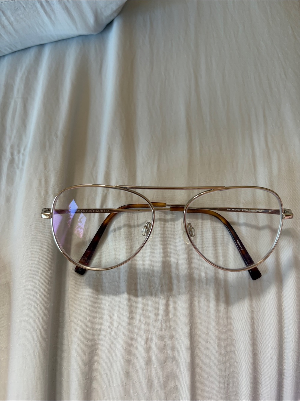 Warby Parker Belmar Eyeglasses in Silver